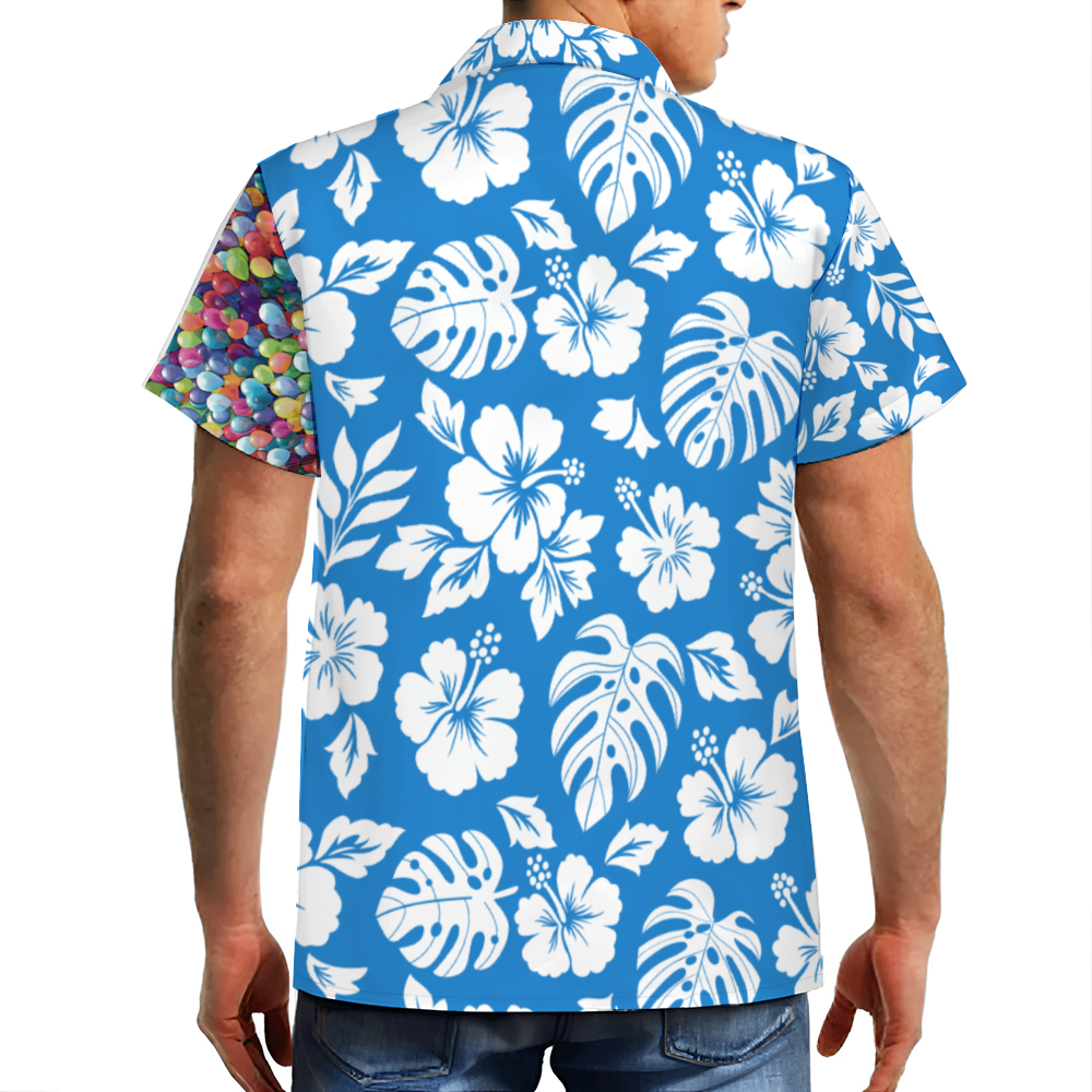 UP, UP and AWAY Short Sleeve Shirt Button Down