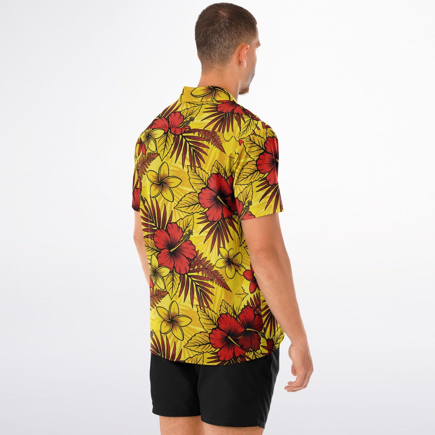 The Iron Man Short Sleeve Button-Down Hawaiian Shirt