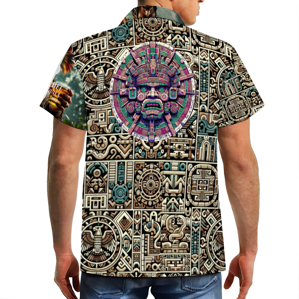 Cinco De Mayo Short Sleeve Hawaiian Shirt Button Down