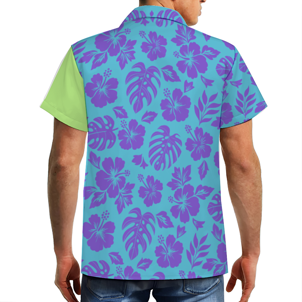 Monsters Everywhere Short Sleeve Shirt Button Down