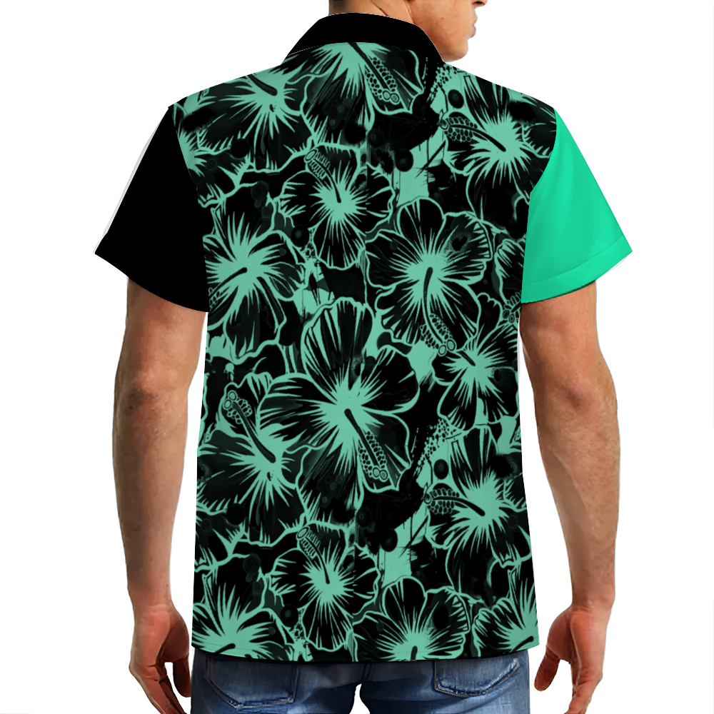 Frankenstein's Monster Short Sleeve Shirt Button Down