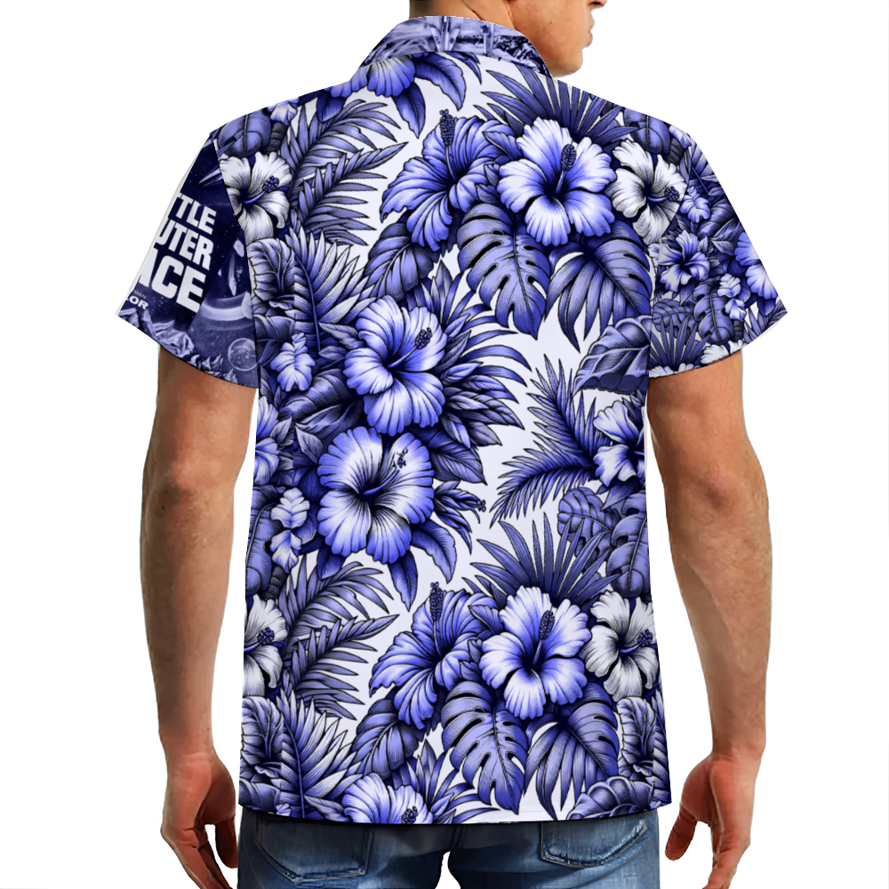 Battle for Outer Space Short Sleeve Shirt Button Down