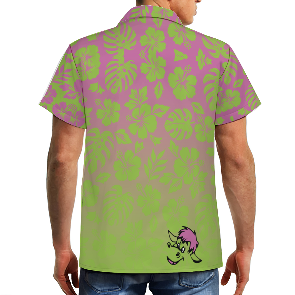 The Elliott Short Sleeve Hawaiian Shirt Button Down