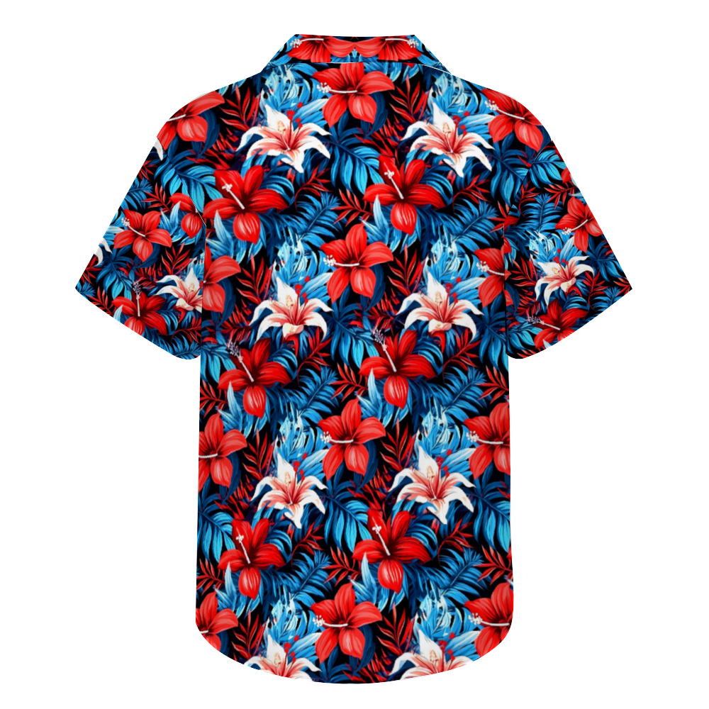 Custom Steamboat Willie Short Sleeve Hawaiian Shirt Button Down