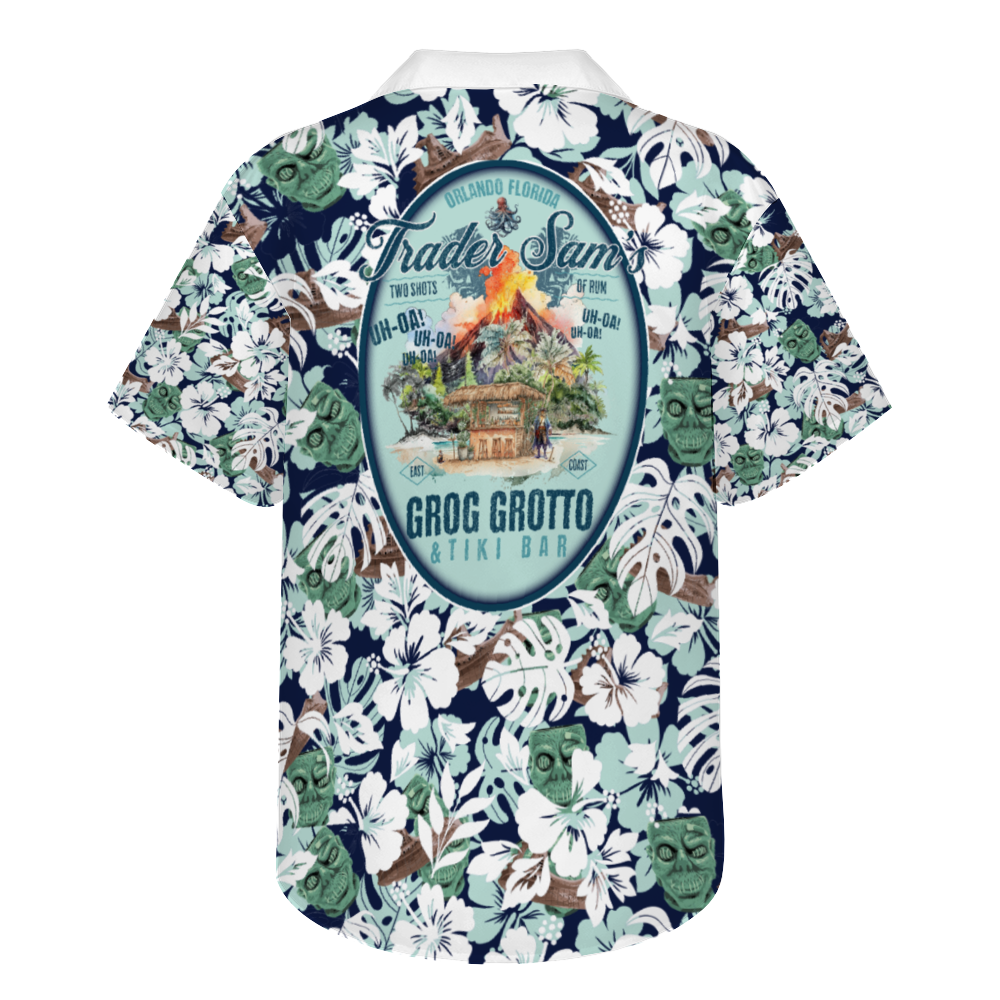 Trader Sam's Custom Men's Short Sleeve Shirts Button Down
