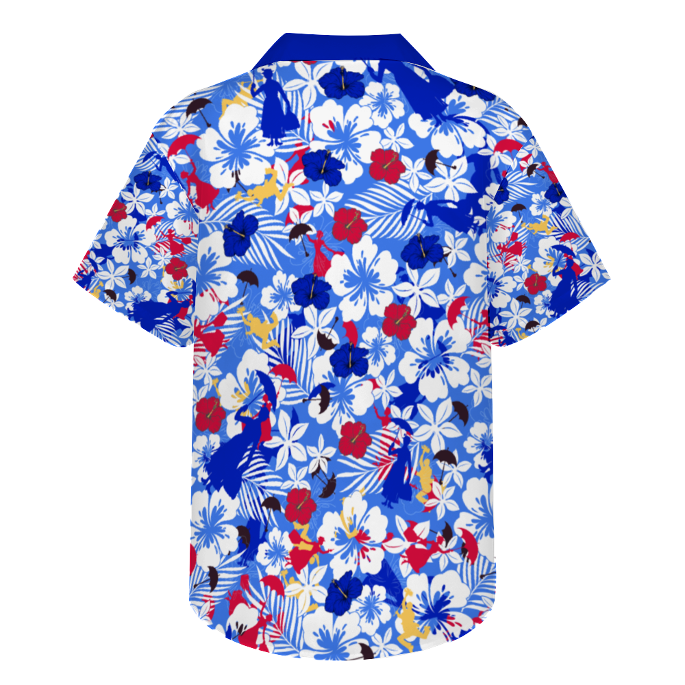 Custom Men's Mary P Short Sleeve Hawaiian Button Down