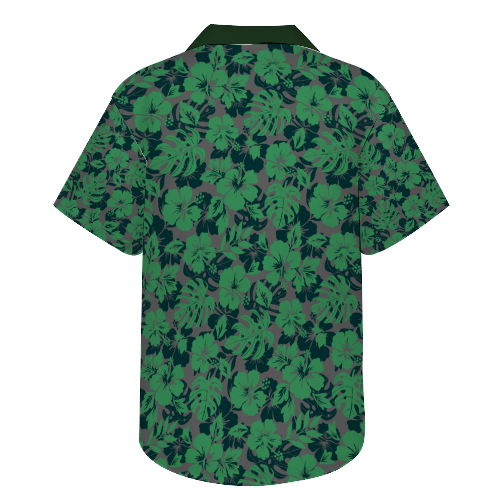 House of ambition, leadership, self-preservation, cunning and resourcefulness Custom Men's Hawaiian Short Sleeve Shirt Button Down