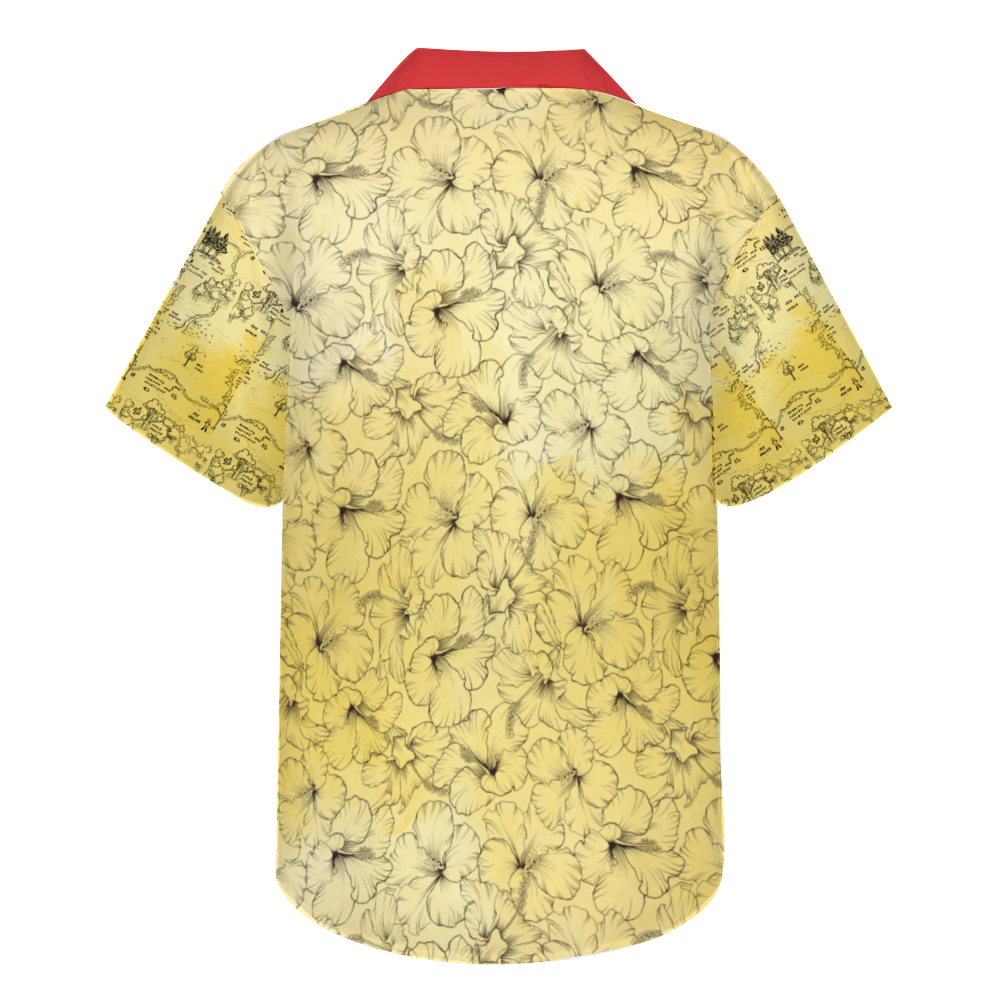 Custom Men's Tropical Winnie Short Sleeve Button Down