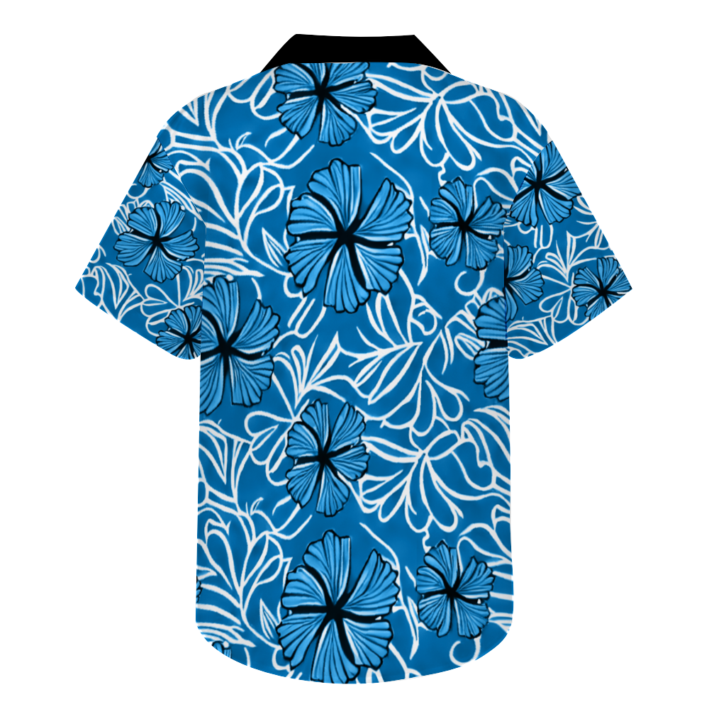 Maui Custom Men's Hawaiian Short Sleeve Shirt Button Down
