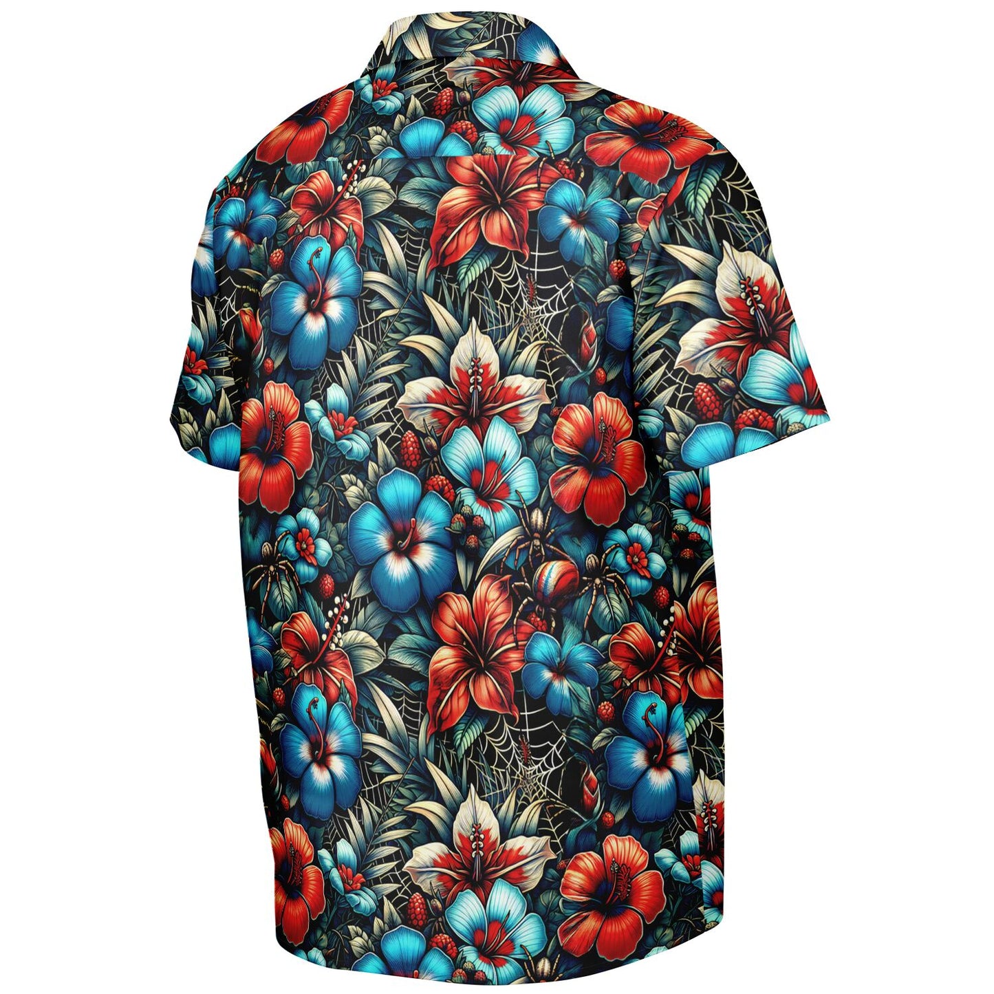 The Amazing Web Slinger Short Sleeve Button-Down Hawaiian Shirt