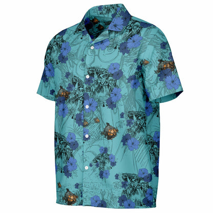 Atlantis Rising Short Sleeve Button-Down Hawaiian Shirt