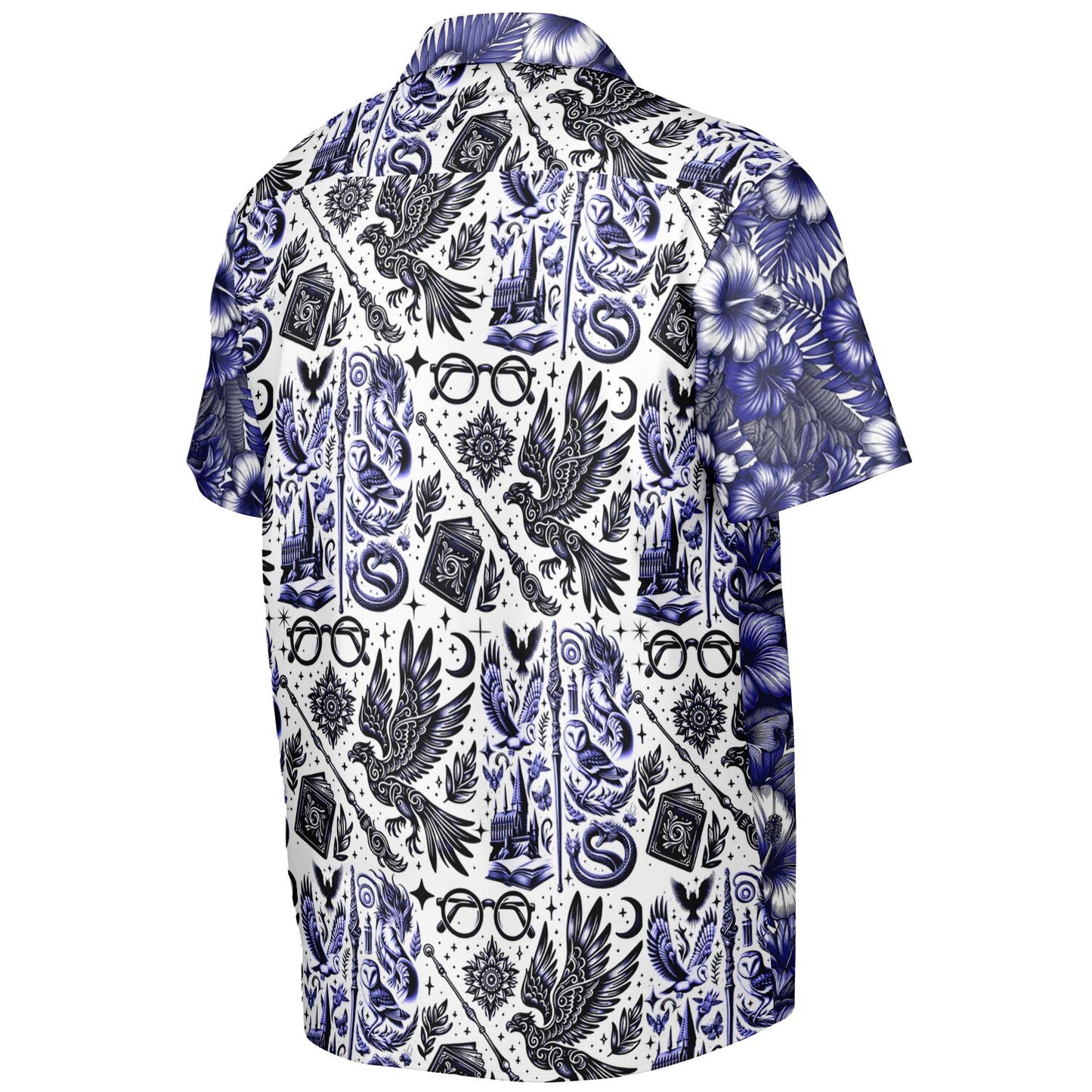 Wizardry School of Magic Short Sleeve Button-Down Hawaiian Shirt