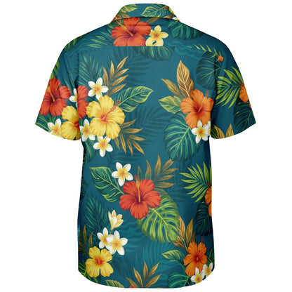 Jungle Cruise Adventure Short Sleeve Button-Down Hawaiian Shirt