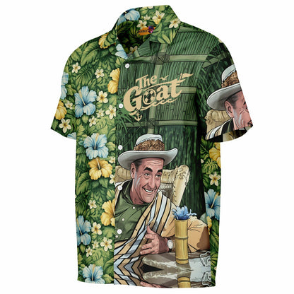 T. Howell "The Goat" Hawaiian Button-Down Short Sleeve Shirt