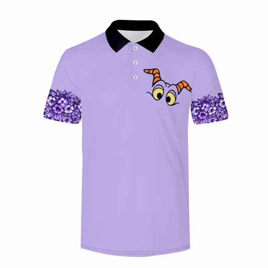 Custom Journey into Imagination White & Black Classic Polo Shirt