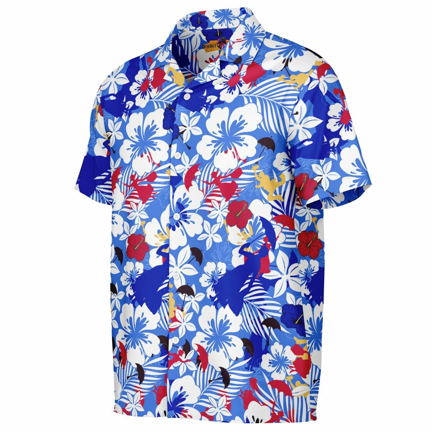 Mary Poppins Short Sleeve Button-Down Hawaiian Shirt