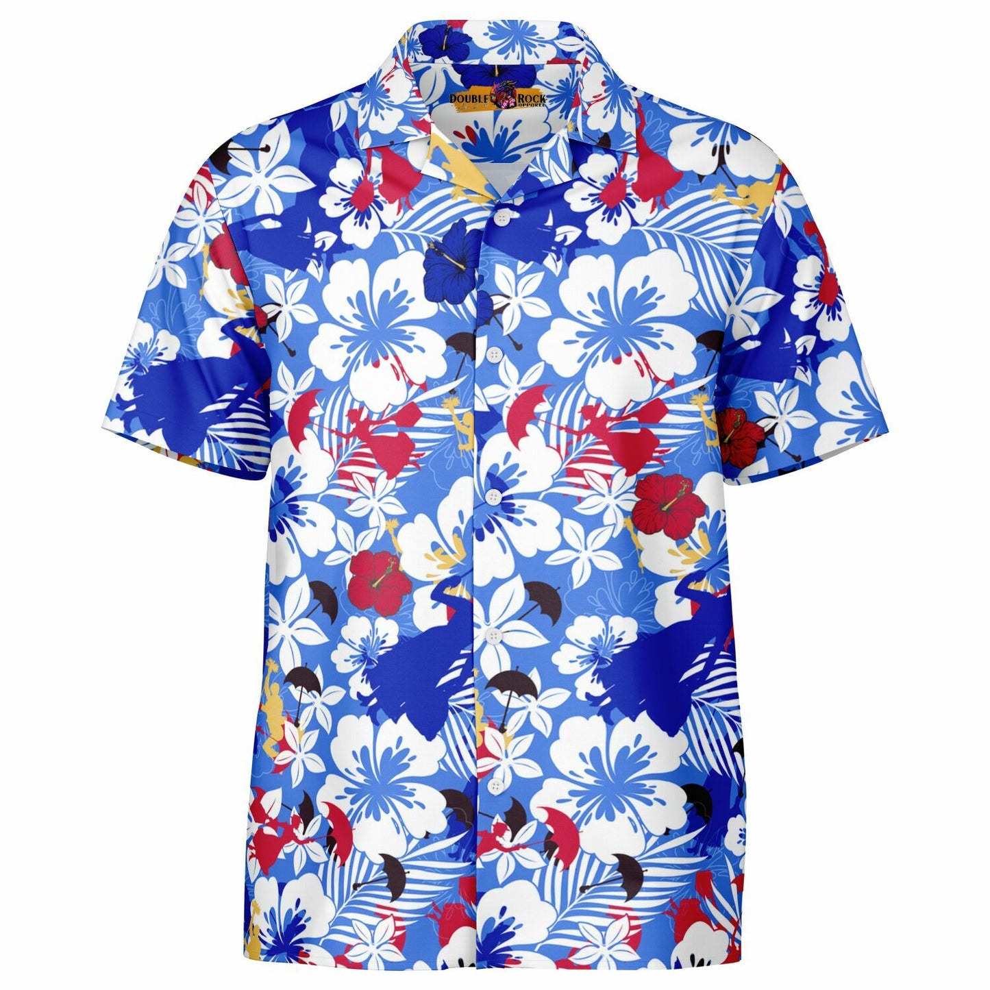 Mary Poppins Short Sleeve Button-Down Hawaiian Shirt
