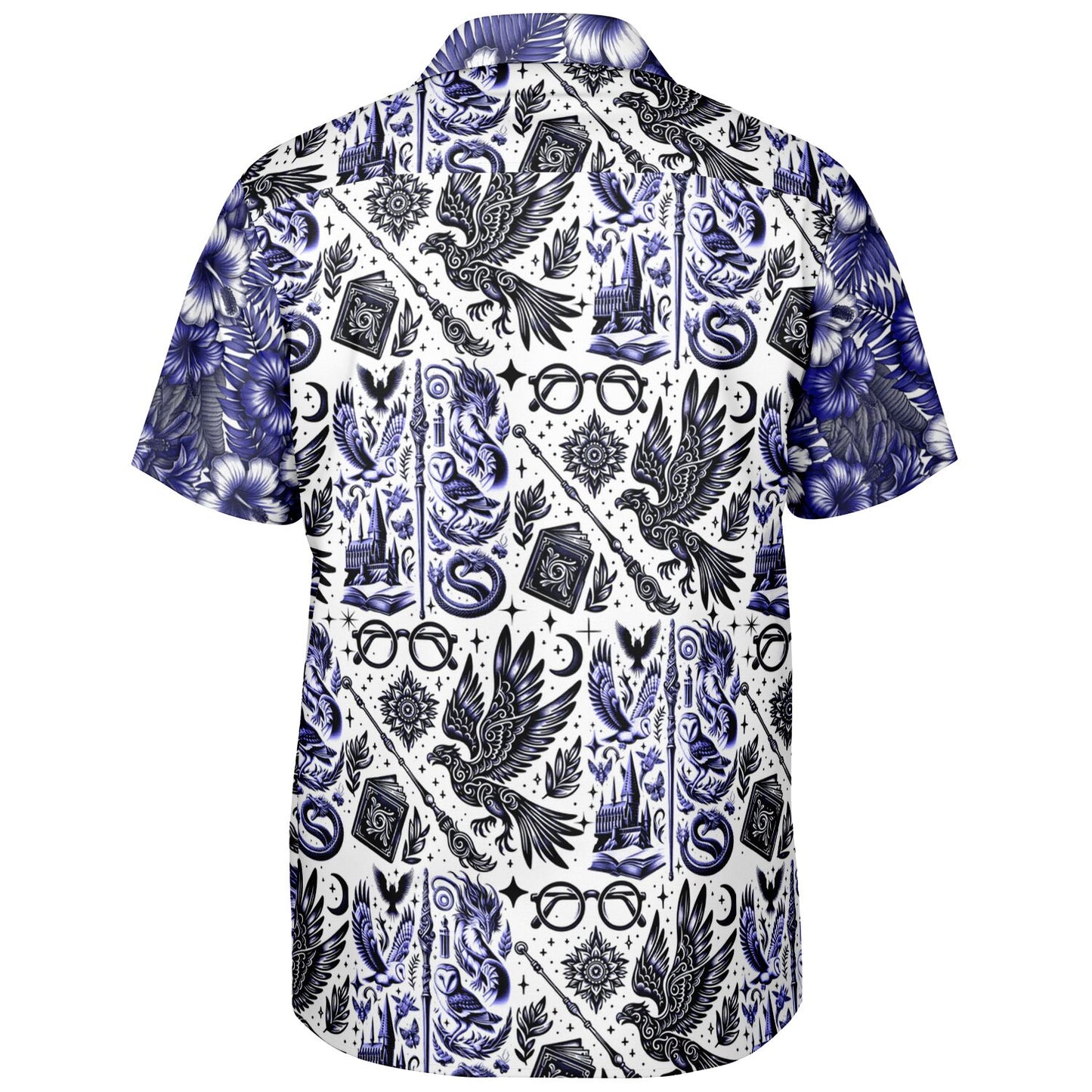 Wizardry School of Magic Short Sleeve Button-Down Hawaiian Shirt