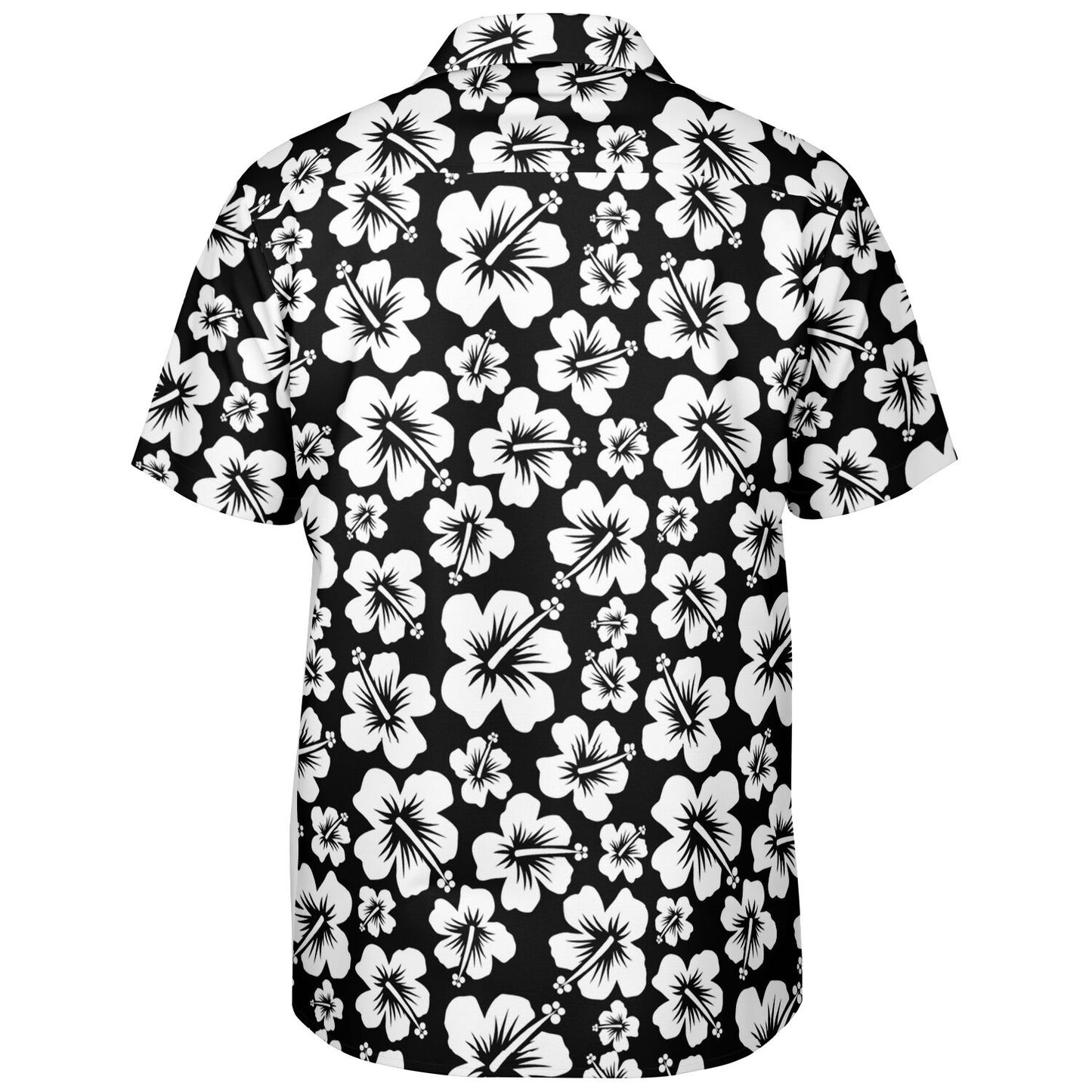 Moon Knight Collar Short Sleeve Button-Down Hawaiian Shirt