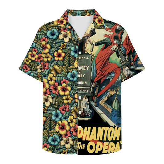 Custom Phantom of the Opera Hawaiian Short Sleeve Shirt Button Down