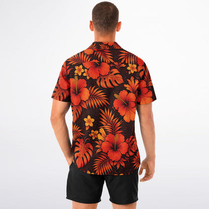 Relic Raiders Expedition Club Short Sleeve Button-Down Hawaiian Shirt