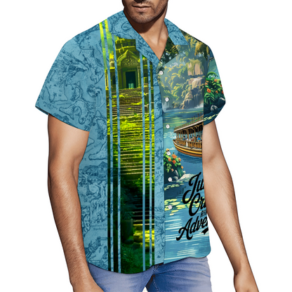Custom Jungle Cruise Short Sleeve Button Down