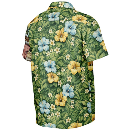 T. Howell "The Goat" Hawaiian Button-Down Short Sleeve Shirt