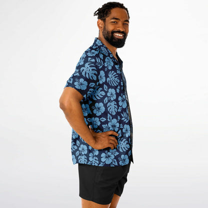 Nocturne Alley Short Sleeve Button-Down Hawaiian Shirt