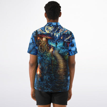 Curse of the Werewolf Short Sleeve Button-Down Hawaiian Shirt