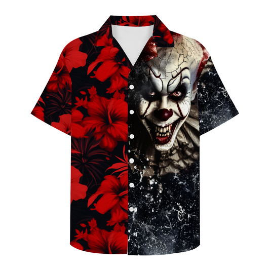 HI Georgie! Men's Short Sleeve Hawaiian Shirt Button Down