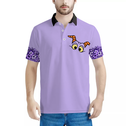 Custom Journey into Imagination White & Black Classic Polo Shirt