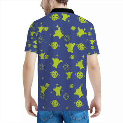 The Great and Powerful Claw Polo Shirt White & Black Classic
