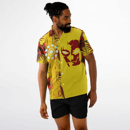 The Iron Man Short Sleeve Button-Down Hawaiian Shirt