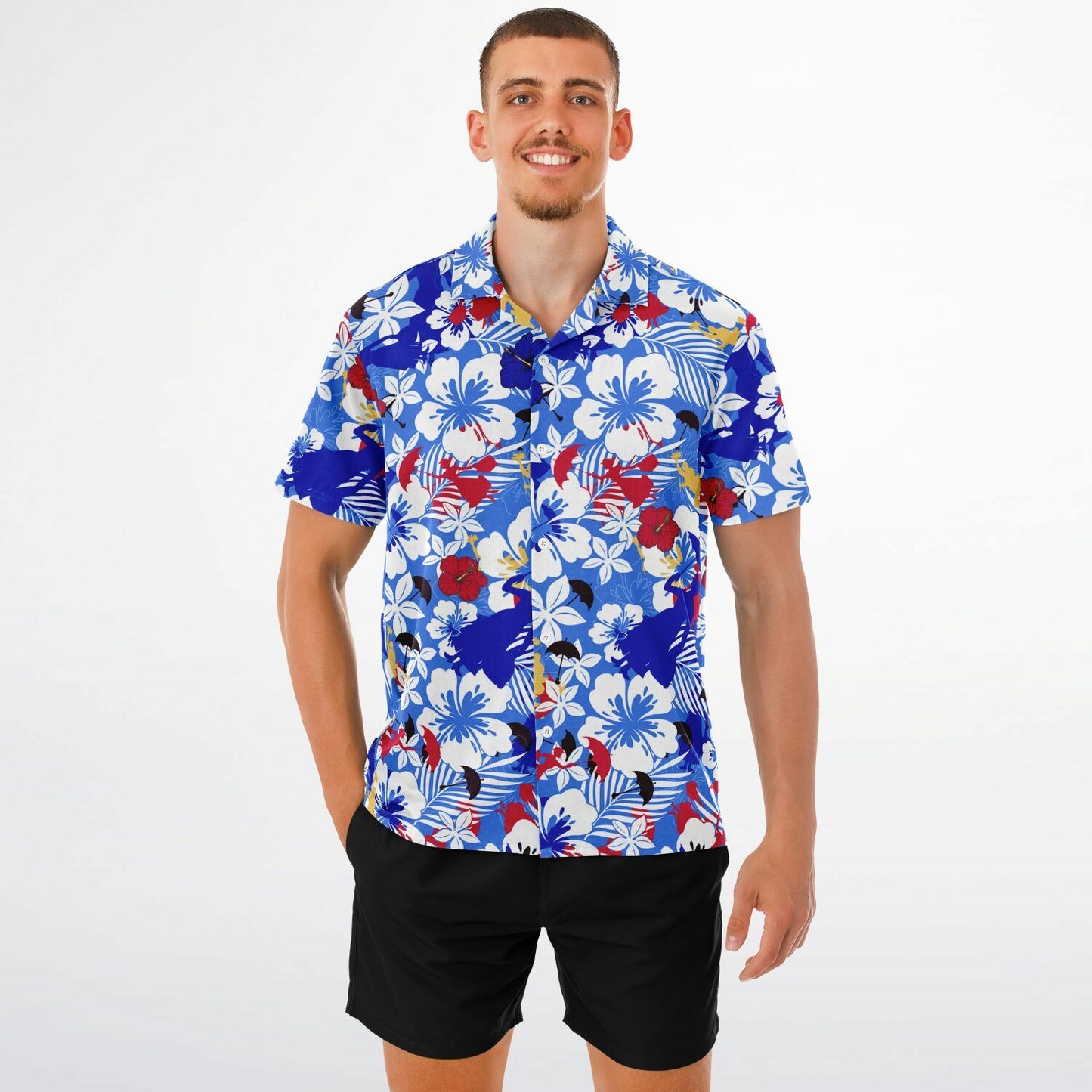 Mary Poppins Short Sleeve Button-Down Hawaiian Shirt