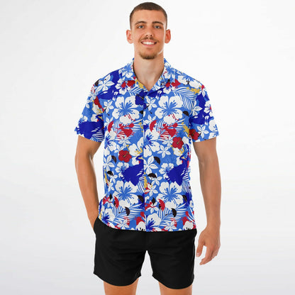Mary Poppins Short Sleeve Button-Down Hawaiian Shirt