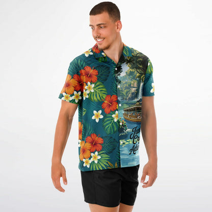 Jungle Cruise Adventure Short Sleeve Button-Down Hawaiian Shirt