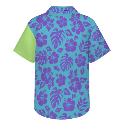 Monsters Everywhere Short Sleeve Shirt Button Down