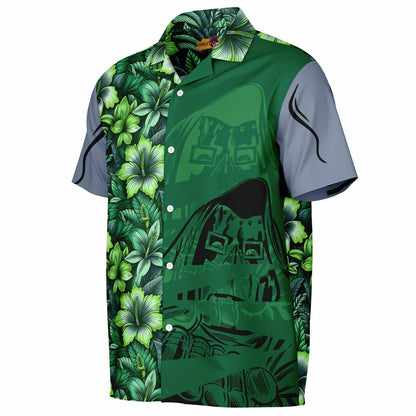 The Doctor is in Spread Collar Short Sleeve Button-Down Hawaiian Shirt