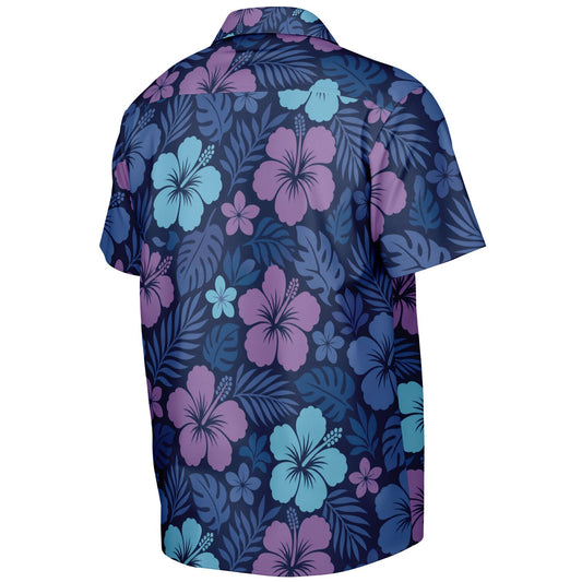 Experiment 626  Short Sleeve Button-Down Hawaiian Shirt