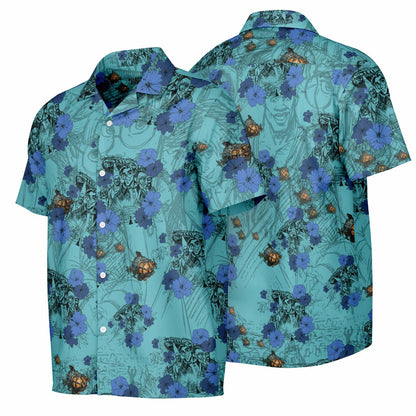 Atlantis Rising Short Sleeve Button-Down Hawaiian Shirt
