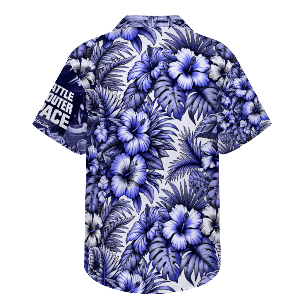 Battle for Outer Space Short Sleeve Shirt Button Down