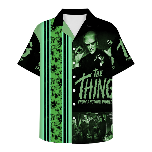 Custom The Thing From Another World Hawaiian Shirt Button Down