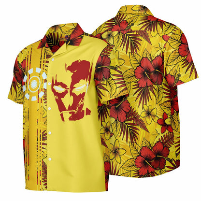 The Iron Man Short Sleeve Button-Down Hawaiian Shirt