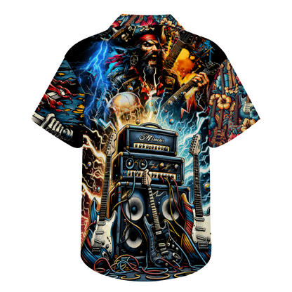 LIMITED EDITION! Custom M3 Men's Short Sleeve Hawaiian Shirt Button Down