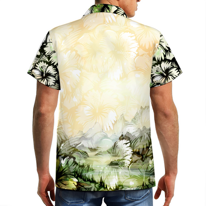 Welcome to the Shire Hawaiian Short Sleeve Shirt Button Down