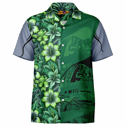 The Doctor is in Spread Collar Short Sleeve Button-Down Hawaiian Shirt