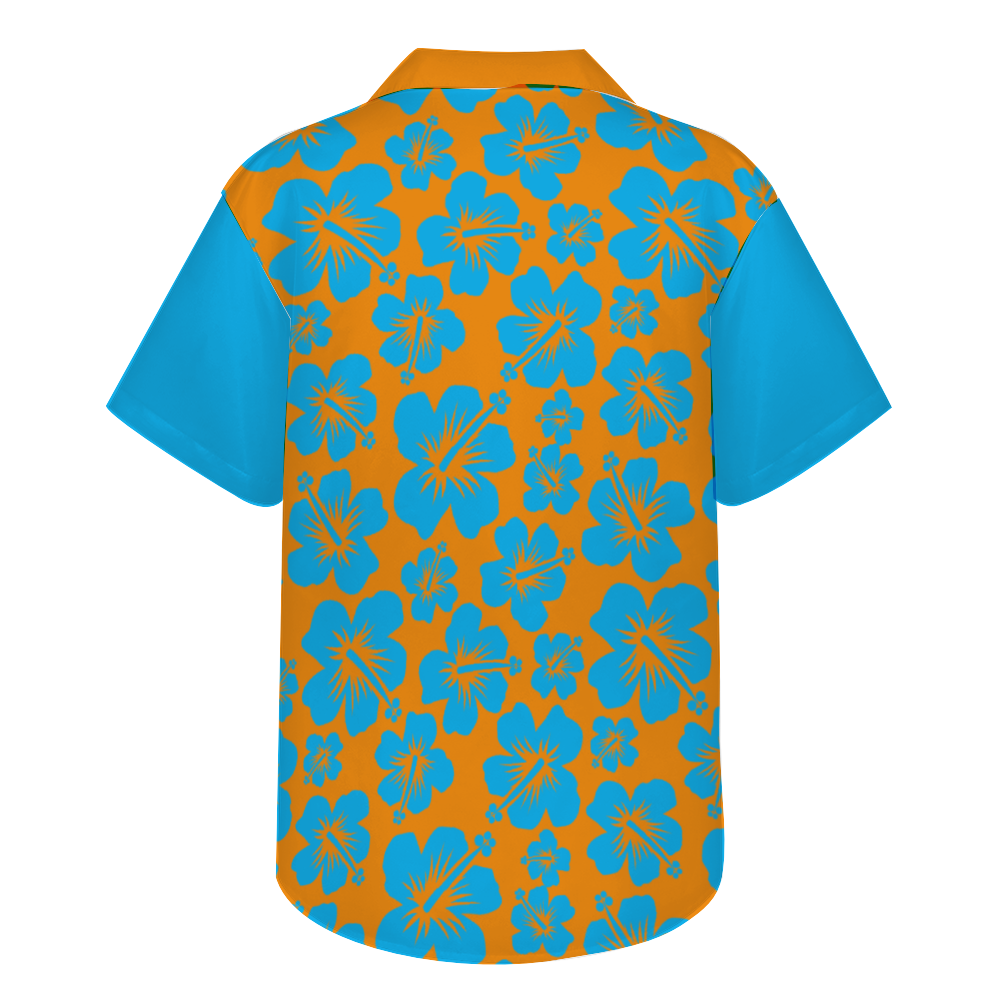 Benjy Blue Eyes Short Sleeve Hawaiian Shirt Button Down