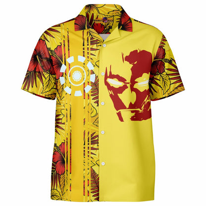 The Iron Man Short Sleeve Button-Down Hawaiian Shirt