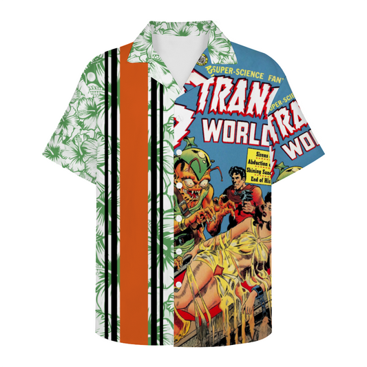 Strange Worlds Hawaiian Custom Short Sleeve Shirt Button Down