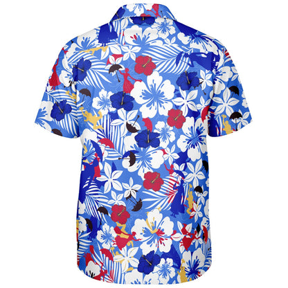 Mary Poppins Short Sleeve Button-Down Hawaiian Shirt